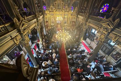 Тържествена Света литургия, възглавена от Негово Светейшество Даниил- Софийски митрополит и Български патриарх в Желязната църква „Св. Стефан“ по повод Стефановден